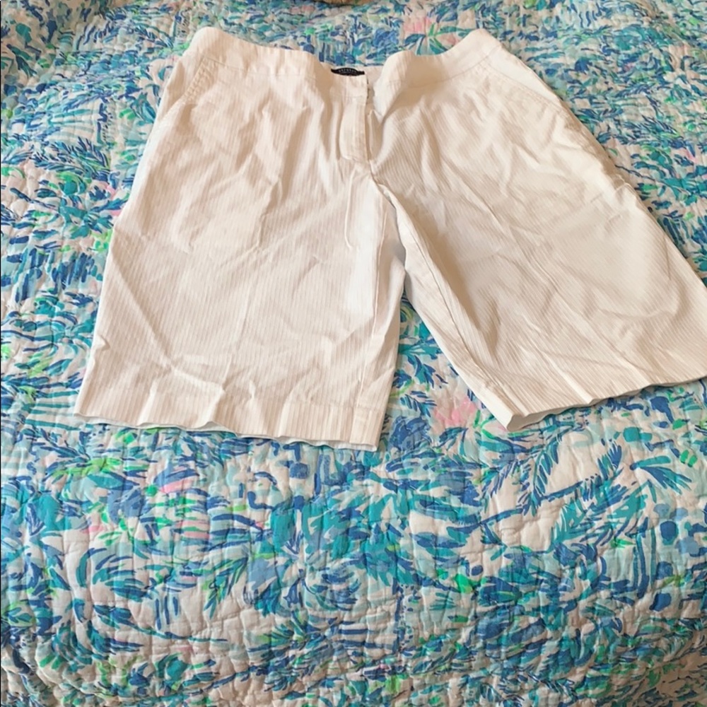 White long shorts